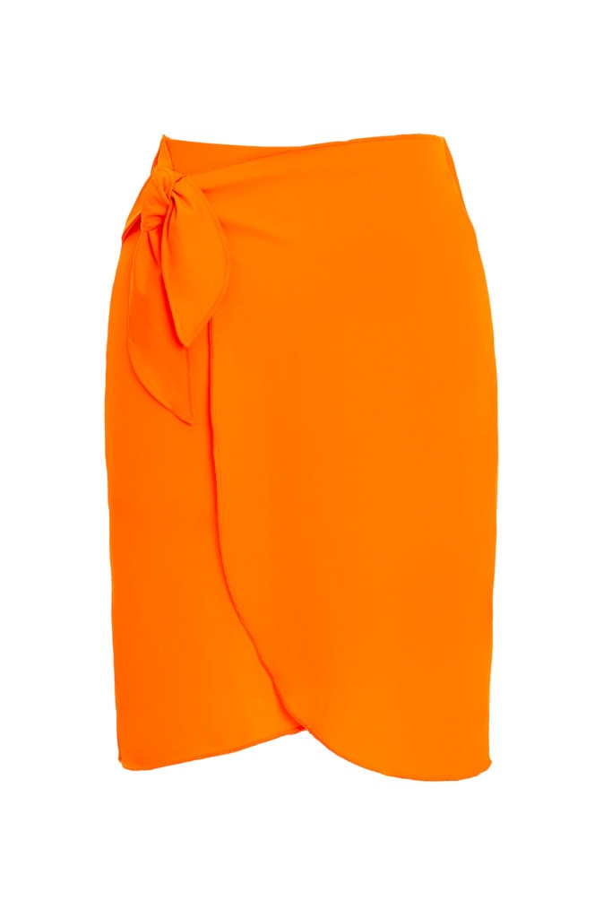 Wrap Skirt Orange