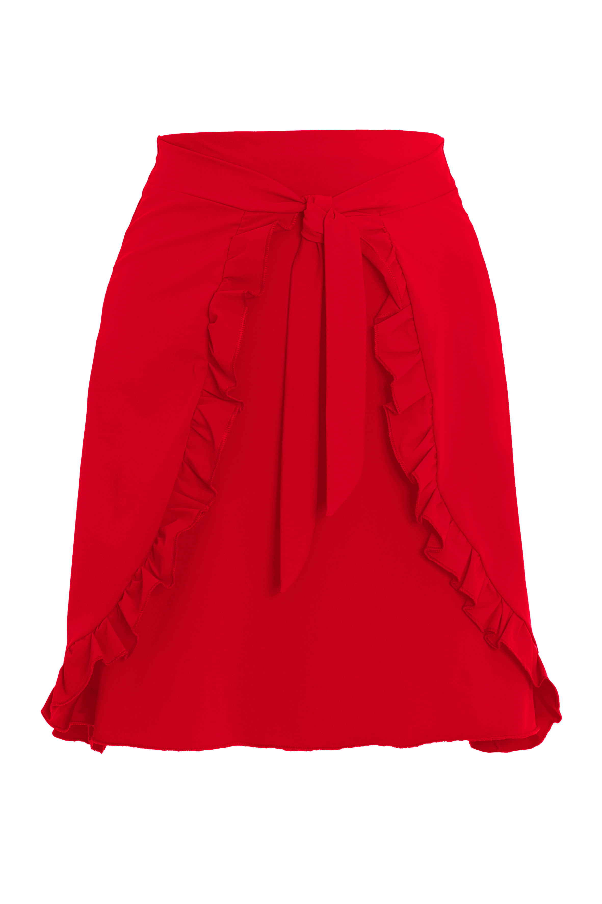 Ruffle Skirt Red • Johanna A ג'ואנה