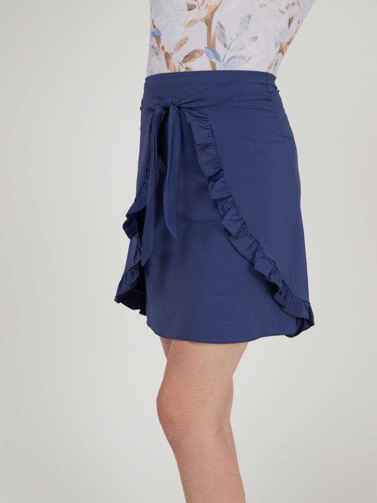 Ruffle Skirt Blue Navy